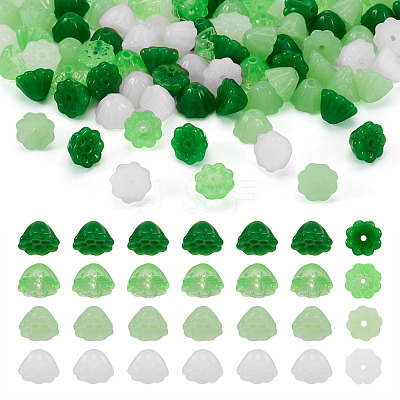 100Pcs 4 Colors Handmade Lampwork Beads LAMP-TA0001-24-1