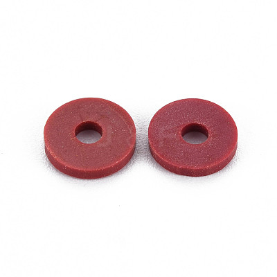 4 Colors Handmade Polymer Clay Beads CLAY-N011-032-21-1