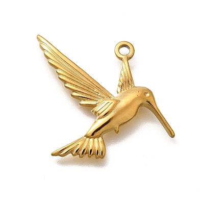 304 Stainless Steel Pendants STAS-E545-01G-1