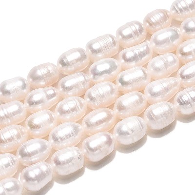 Natural Cultured Freshwater Pearl Beads Strands PEAR-T006-19B-1