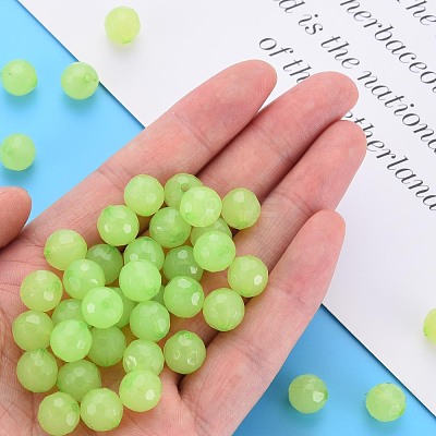 Imitation Jelly Acrylic Beads MACR-S373-97A-E06-1