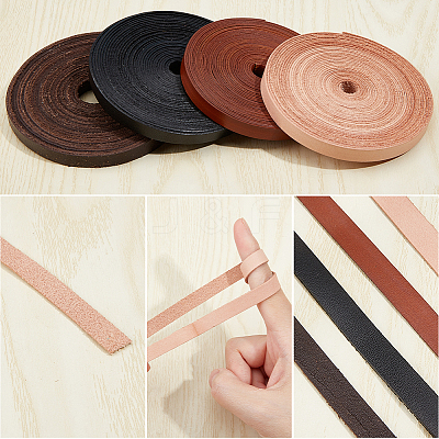 5M Flat Cowhide Leather Cord WL-GF0001-22B-04-1