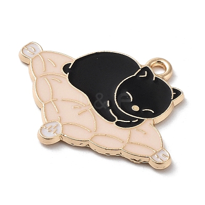 Alloy Enamel Pendants ENAM-A146-03KCG-01-1