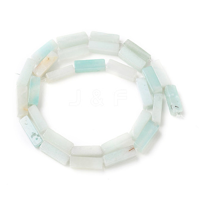 Natural Flower Amazonite Beads Strands G-G837-08-1