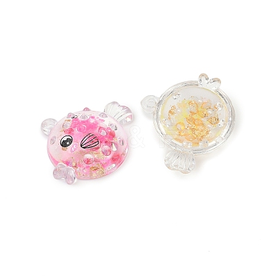 Transparent Luminous Acrylic Pendants TACR-Z002-02-1