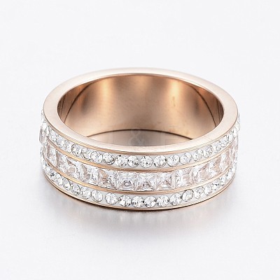 304 Stainless Steel Rings RJEW-P063-30-1