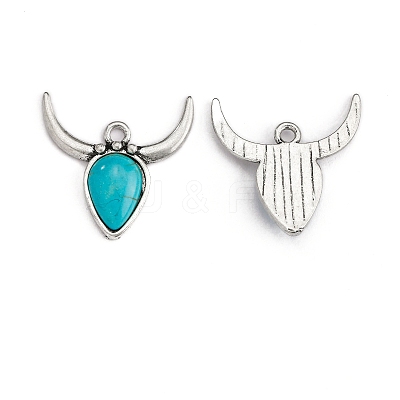 Synthetic Turquoise Pendants PW-WG18236-16-1