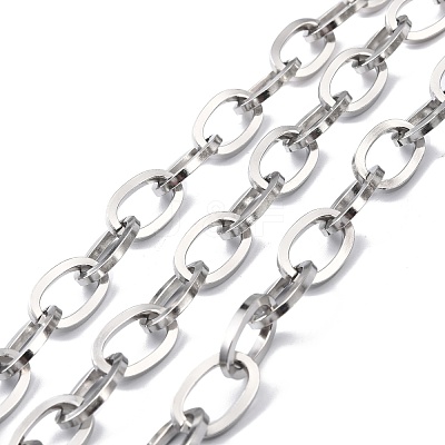 Tarnish Resistant 304 Stainless Steel Cable Chains STAS-P301-02P-1