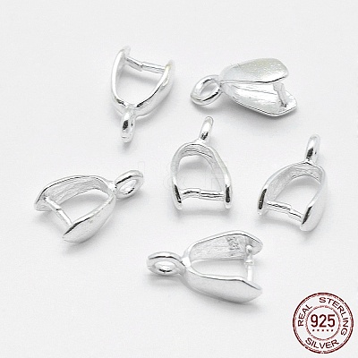 925 Sterling Silver Pendant Bails STER-E050-01S-1