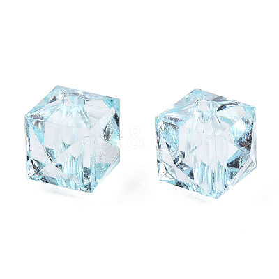 Transparent Acrylic Beads X-TACR-Q259-10mm-V38-1