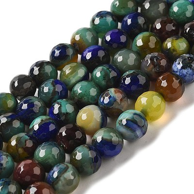 Natural Agate Beads Strands G-G079-A07-03-1