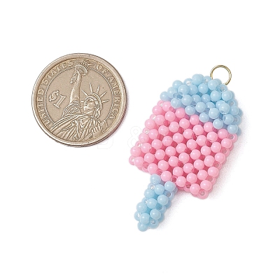 Opaque Acrylic Pendants PALLOY-CJ00148-1