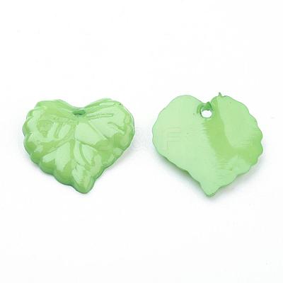 Opaque Acrylic Pendants SACR-R015-4-1-1