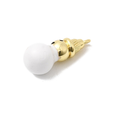 Christmas Brass Enamel Pendants KK-L258-05G-A01-1
