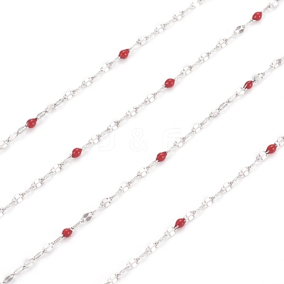 Handmade 304 Stainless Steel Dapped Chains CHS-D026-16B-P-1