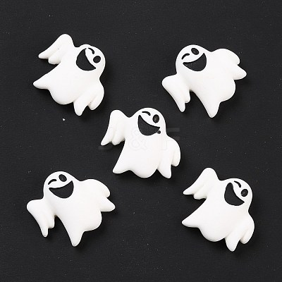 Ghost Opaque Resin Cabochons RESI-F031-10-1