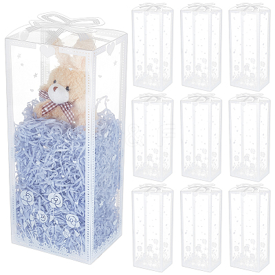 Printed Transparent PVC Packaging Boxes CON-WH0816-010A-1