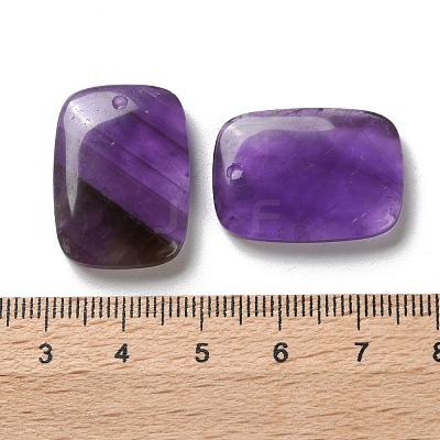 Natural Amethyst Pendants G-B123-06C-1