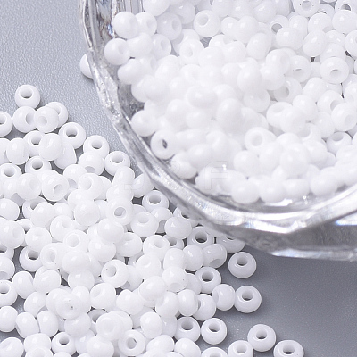FGB 6/0 Grade A Round Glass Seed Beads SEED-N003-A-743-1