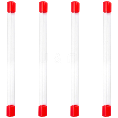 Transparent PVC Plastic Beads Containers AJEW-WH0460-071B-1
