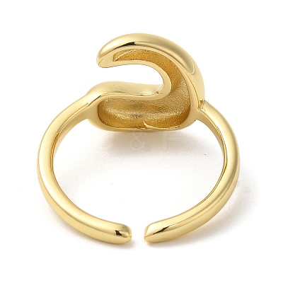 Brass Open Cuff Rings RJEW-U008-06C-G-1