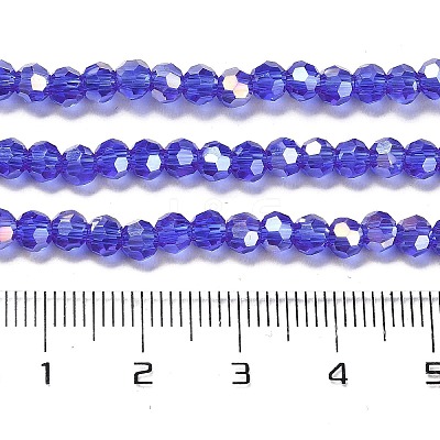 Transparent Glass Beads LS-EGLA-A035-T4mm-B21-1