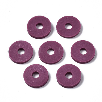 Handmade Polymer Clay Beads CLAY-R067-8.0mm-B05-1