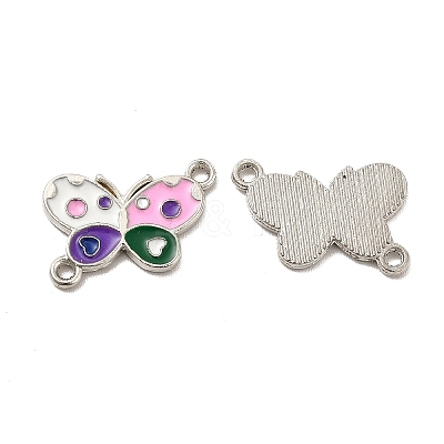 Alloy Enamel Connector Charms PALLOY-F290-13P-01-1