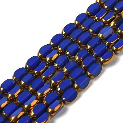 Electroplate Glass Beads Strands X-EGLA-P061-02A-01-1