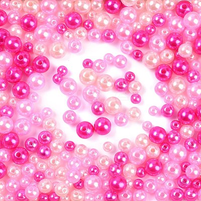ABS Plastic Imitation Pearl Beads KY-G030-01I-1