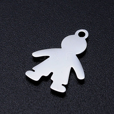 Tarnish Resistant 304 Stainless Steel Pendants STAS-Q201-JN327-1-1
