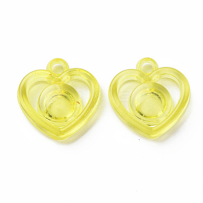 Transparent Acrylic Pendants MACR-N013-024-1
