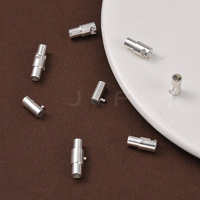 Brass Locking Tube Magnetic Clasps MC079-S-1