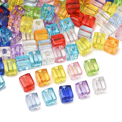 Transparent Acrylic Beads AC-CBA53C6-07-1