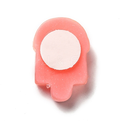 Opaque Resin Adhesive Back Cartoon Stickers RESI-K019-52-1
