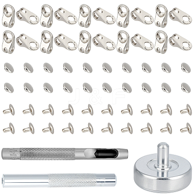 Alloy Boot Lace Hooks FIND-PH0027-20-1