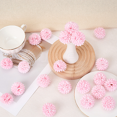 20Pcs Chrysanthemum Flower Ornaments AJEW-CN0003-07B-1