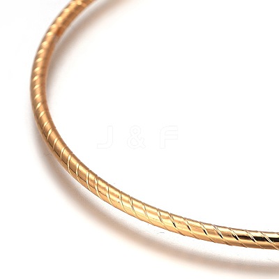 304 Stainless Steel Buddhist Bangle Sets BJEW-F363-05G-A-1