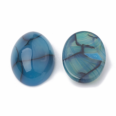 Natural Agate Cabochons X-G-S330-15C-1