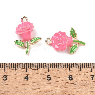 Alloy Enamel Pendants AL-CBA1C50-03G-02-1