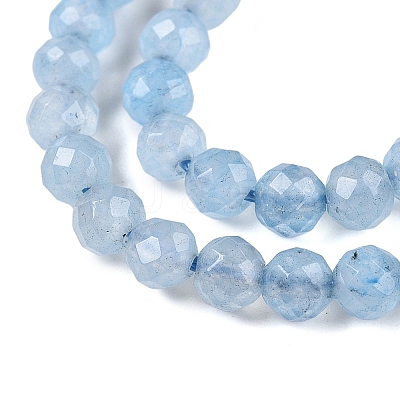 Natural White Jade Bead Strands G-R344-4mm-05-1