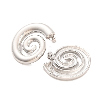 Brass Stud Earrings for Women EJEW-U015-13P-02-1