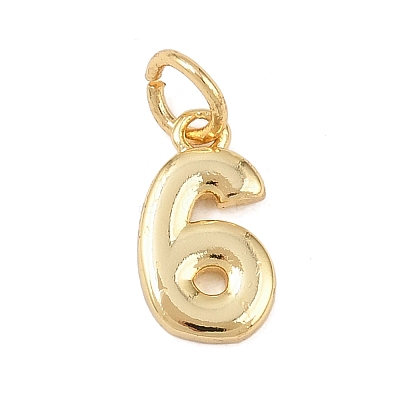 Brass Charms KK-G544-10G-06-1