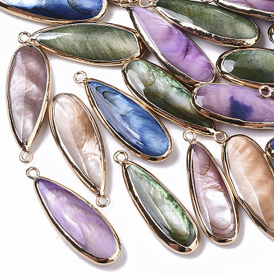 Natural Freshwater Shell Pendants X-SHEL-R047-03-1