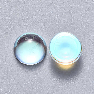 Transparent Glass Cabochons GLAA-S190-013A-B01-1
