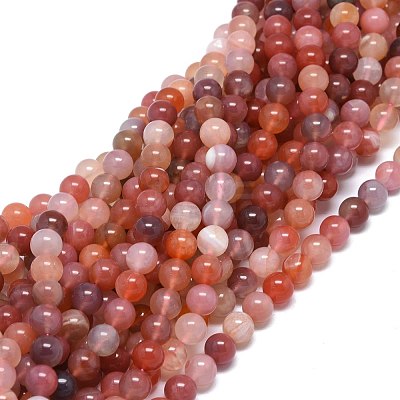 Natural Red Botswana Agate Beads Strands G-O201A-03B-1