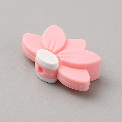 Lotus Food Grade Eco-Friendly Silicone Beads SIL-WH0013-50A-1