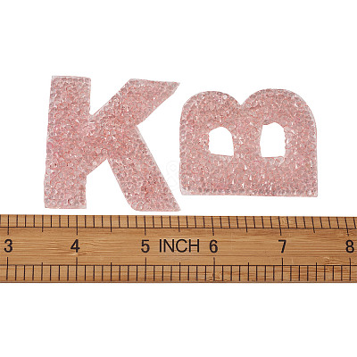 Alphabet Rhinestone Patches FW-TAC0001-01D-1