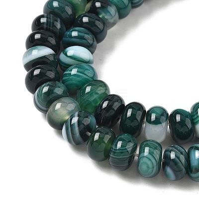 Natural Banded Agate Beads Strands G-F790-I01-01R-1