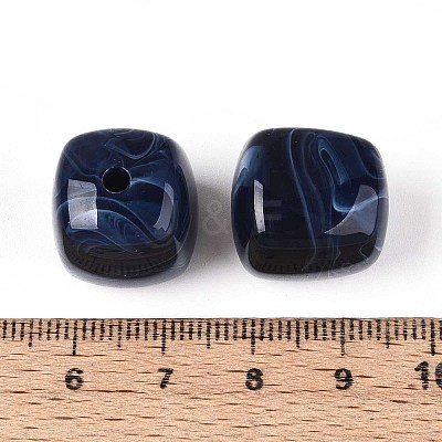 Opaque Acrylic Beads OACR-ZX006-33O-1